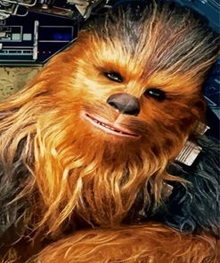 Aesthetic Chewbacca paint by number