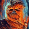 Aesthetic Chewbacca Star Wars paint by number