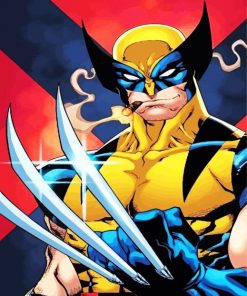 Wolverine With The Iron Claws Paint By Numbers