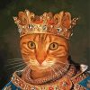 Aesthetic king Cat paint by number