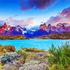 Chile Torres Del Paine National Park paint by number