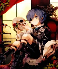 Ciel Phantomhive And The Skull Paint By Numbers