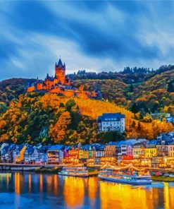 Cochem Germany paint by number