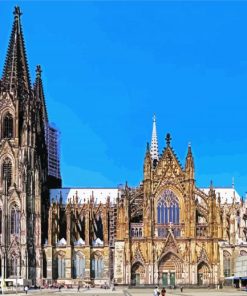 Cologne Cathedral Germany paint by number