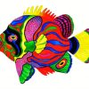 Colorful Fish paint by number