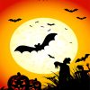 halloween Silhouette Paint By Number