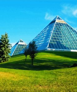 Muttart Conservatory Edmonton Paint By Numbers