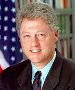 President Bill Clinton Paint By Number