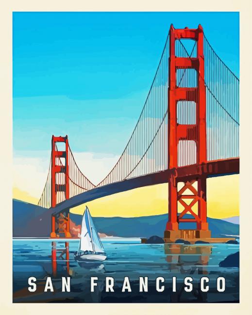San Francisco - Paint By Number