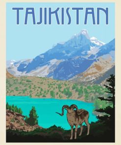 Tajikistan - Paint By Number