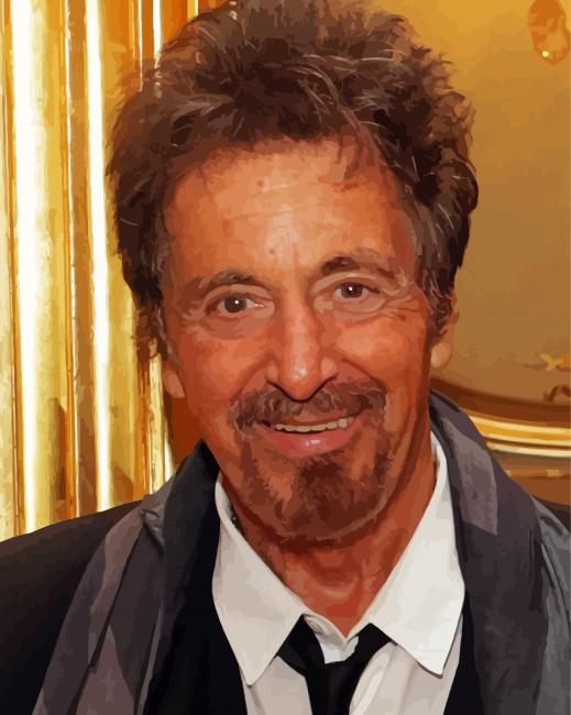 Actor Al Pacino paint by numbers