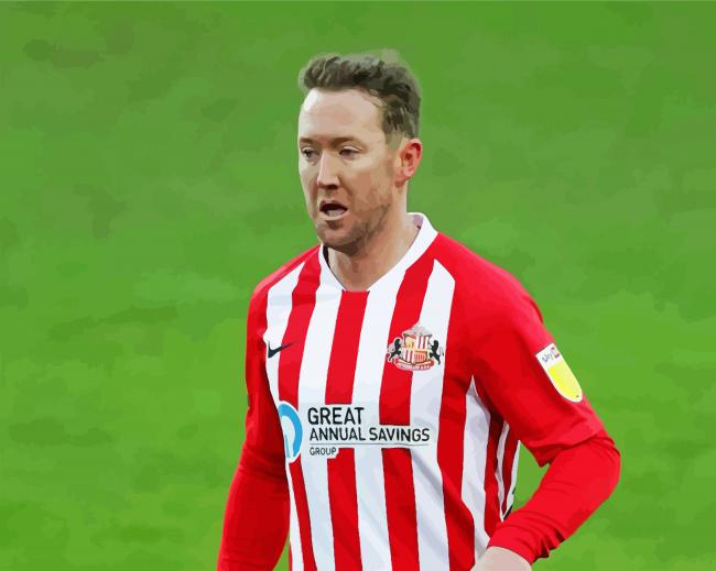 Aiden McGeady From Sunderland A F C paint by number