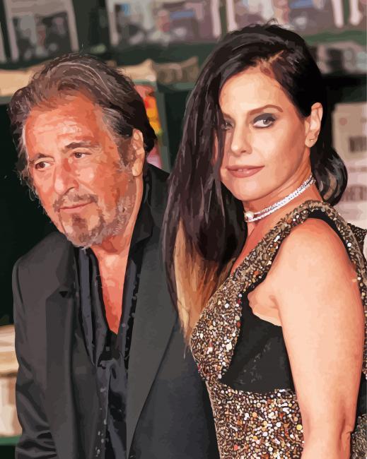 Al Pacino And Meital Dohan paint by numbers