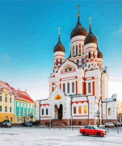 Alexander Nevsky Cathedral Tallinn paint by number
