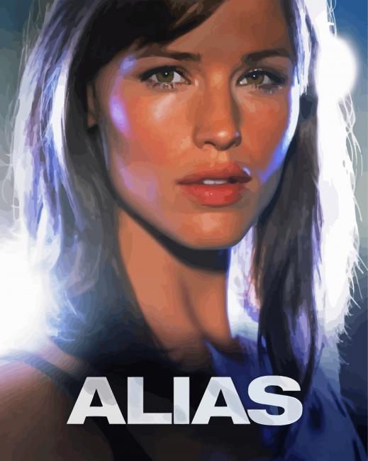 Alias Serie Poster paint by numbers
