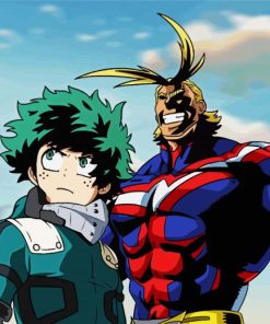 All Might My Hero Academia Animations paint by numbers
