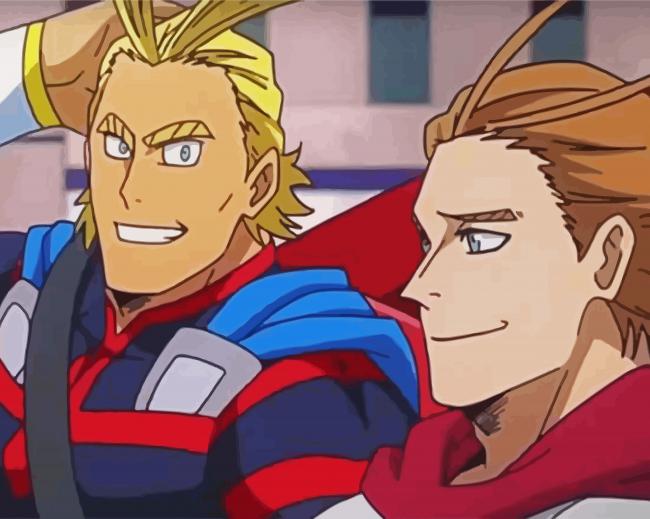 All Might Toshinori Anime paint by numbers