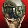 Allan Poe Crystal Ball paint by numbers