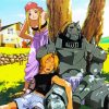 Alphonse And Fullmetal Alchemist paint by numbers