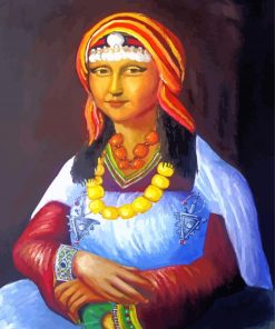 Amazigh Monalisa paint by number