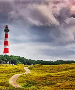 Ameland lighthouse paint by numbers