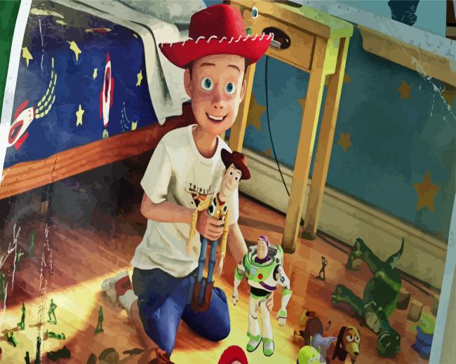 Andy Davis Toy Story paint by number
