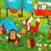 Animals In Camp paint by numbers