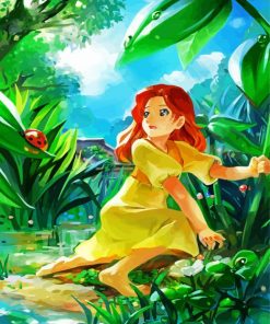 Anime Arrietty Art paint by number