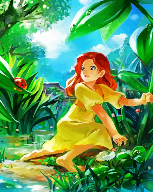 Anime Arrietty Art paint by number