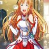 Anime Character Asuna paint by numbers