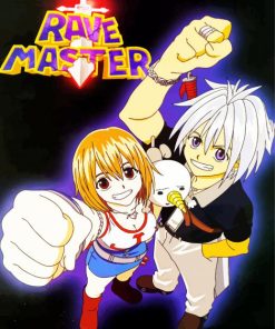 Anime Rave Master paint by numbers