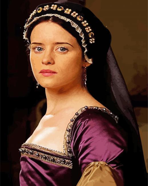 Anne Boleyn Whoniverse The Tudors paint by number