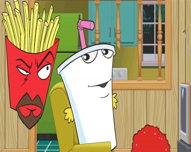 Aqua Teen Hunger Force Anime Character paint by numbers