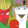 Aqua Teen Hunger Force Cartoon paint by numbers