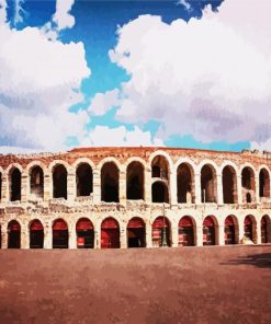 Arena Amphitheatre Verona paint by number