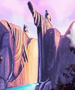 Argonath Statues paint by numbers
