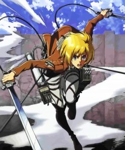 Armin Arlert Attack On Titan paint by numbers