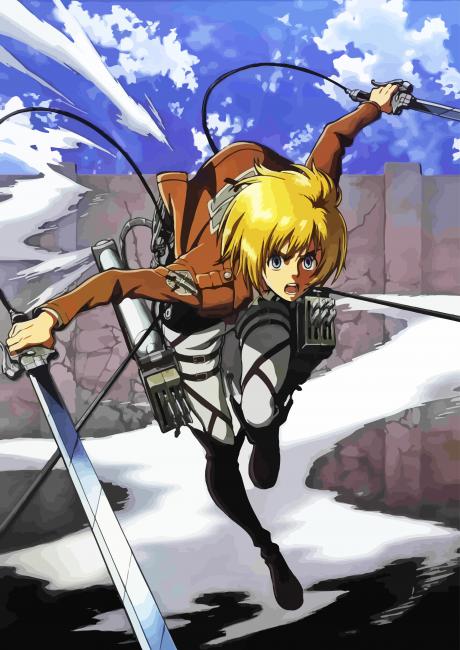 Armin Arlert Attack On Titan paint by numbers