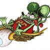 Art Rat Fink paint by numbers
