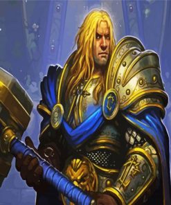 Arthas Hearthstone Menthil Video Games paint by numbers