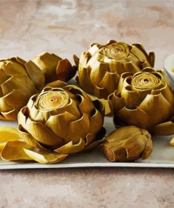 Artichoke With Lemon paint by number