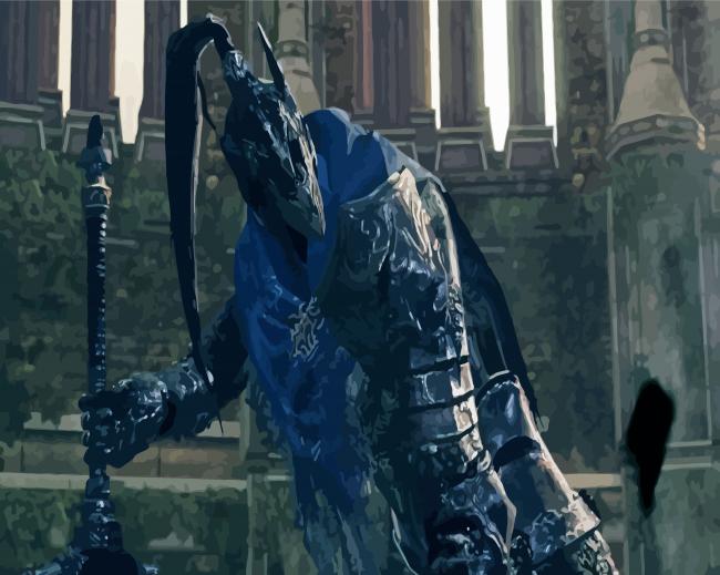 Artorias Game CABracter paint by number