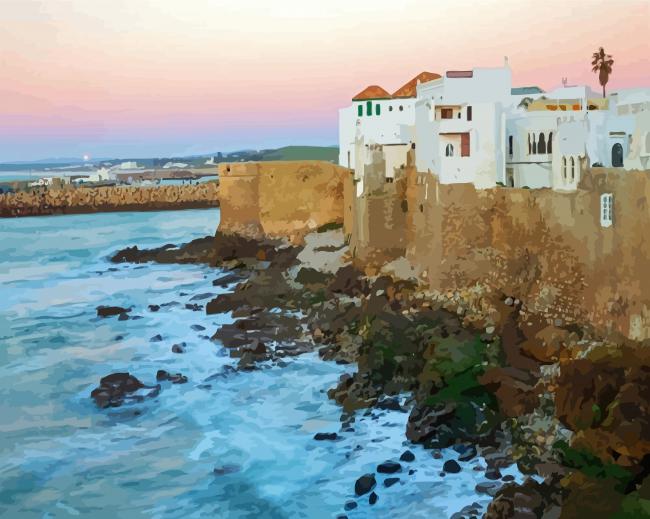 Asilah Beach paint by number