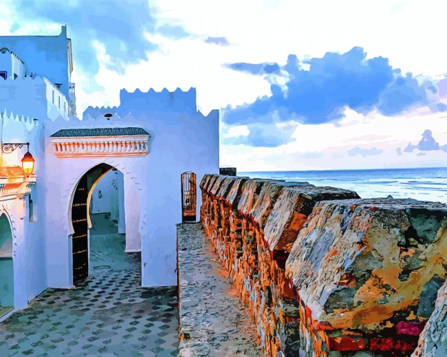 Asilah Moroccan City paint by number