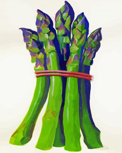 Asparagus Art paint by number
