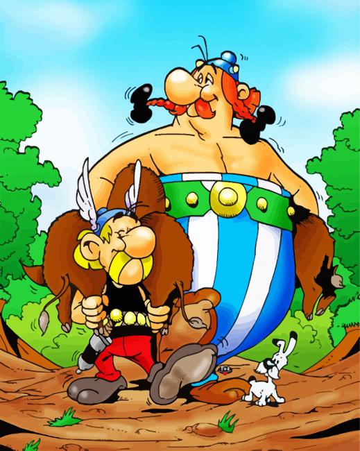 Asterix Serie CABracter paint by number