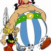 Asterix Cartoon paint by number