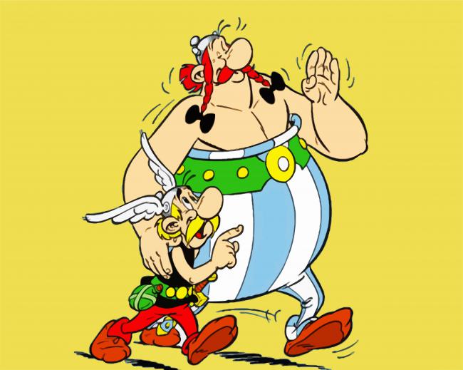 Asterix Comic Serie paint by number