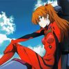 Asuka Anime Girl paint by number