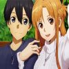 Asuna And Kirito paint by number